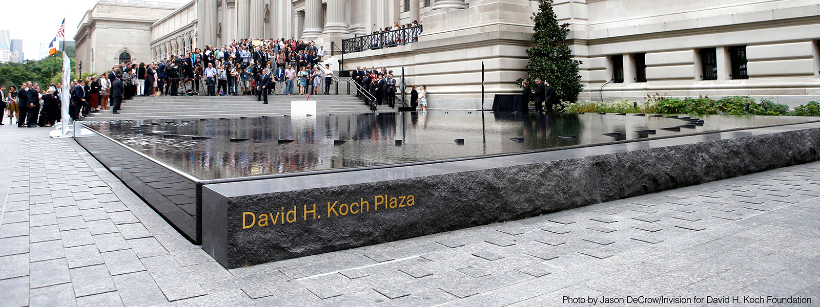 New David H. Koch Plaza at New York's Metropolitan Museum of Art Opens to the Public